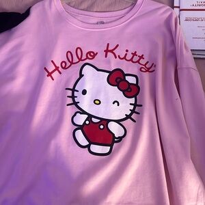 hello kitty oversized crewneck